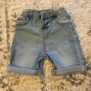 Boys rolled jean shorts